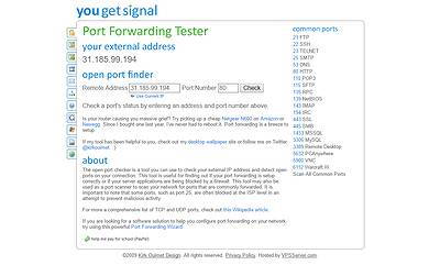 Port Forwarding Test