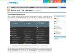 taimienphi review of Electrical Calculations app