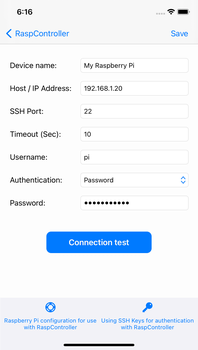RaspController - Add device