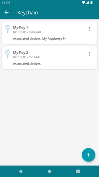 RaspController keychain
