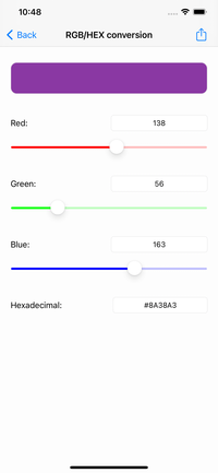 Lighting Calculations - RGB Hex conversion